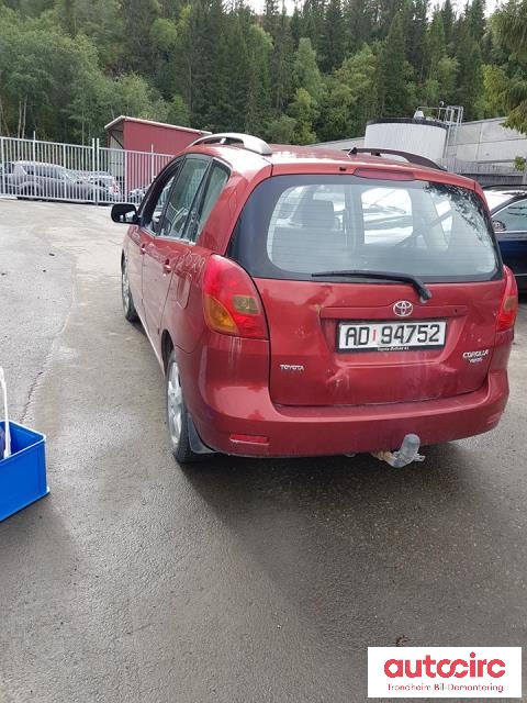 Toyota Verso 2002-2004 (COROLLA) (COROLLA), Motorkode: 3ZZ-FE, Girkassekode: