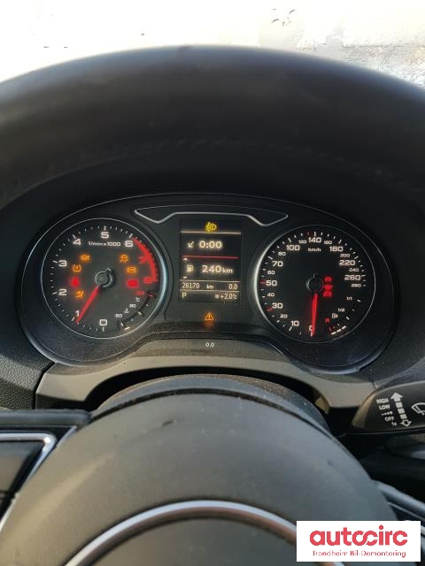 Audi A3 2012-2016 (Type III, Fase 1) , Motorkode: CYVB, Girkassekode: QRL