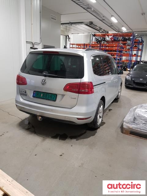 VW Sharan 2010-->> (Type II) , Motorkode: CFFB, Girkassekode: LQU