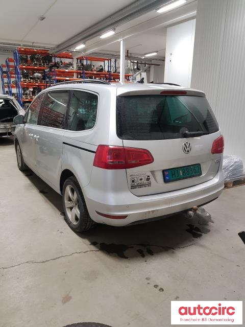 VW Sharan 2010-->> (Type II) , Motorkode: CFFB, Girkassekode: LQU