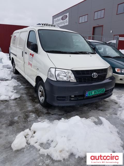 Toyota Hiace 2007-2012 (Fase 3) , Motorkode: 2KD-FTV, Girkassekode: