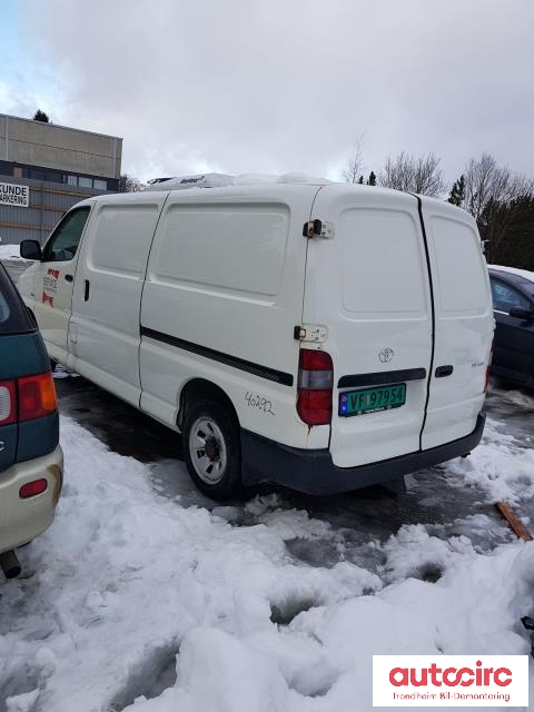 Toyota Hiace 2007-2012 (Fase 3) , Motorkode: 2KD-FTV, Girkassekode: