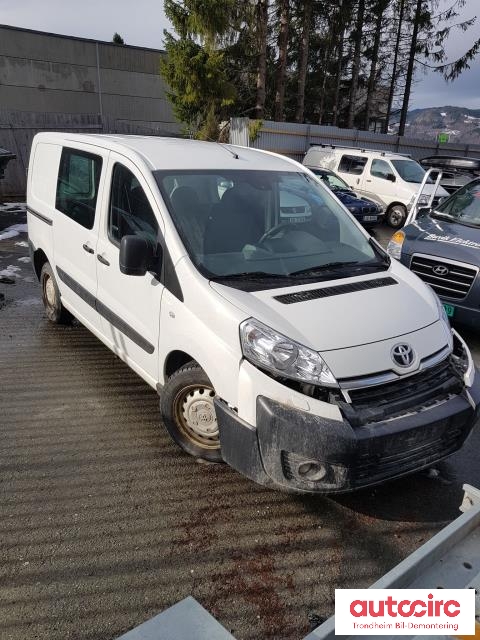 Toyota Proace 2013-2016 (Type I) , Motorkode: RH02, Girkassekode: 