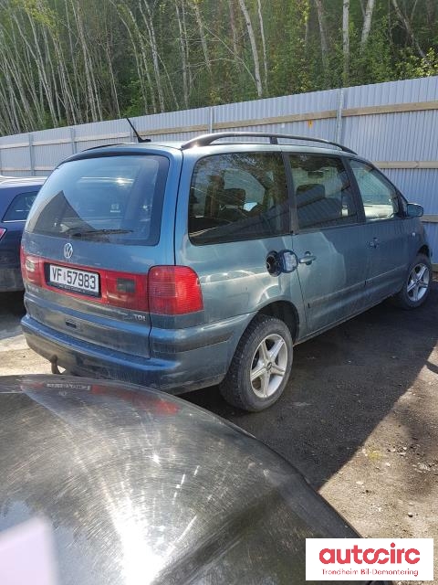 VW Sharan 2000-2010 (Type I, Fase 2) , Motorkode: AUY, Girkassekode: