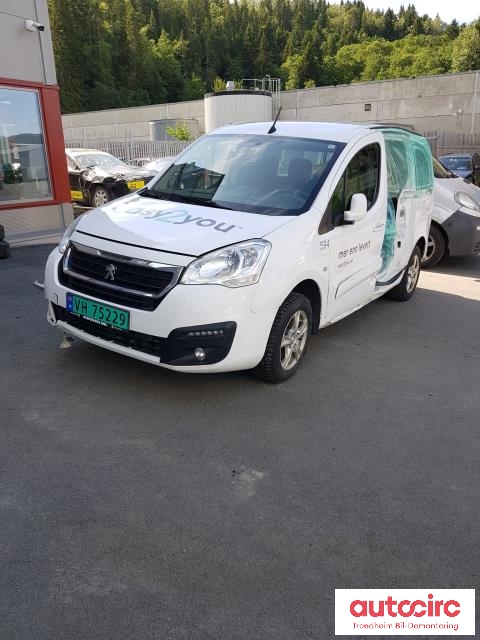 Peugeot Partner 2015-2019 (Type II, Fase 2) , Motorkode: BHY, Girkassekode: