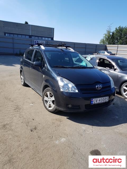 Toyota Verso 2004-2009 (Type II) , Motorkode: 1ZZ-FE, Girkassekode: 5 TRINNS