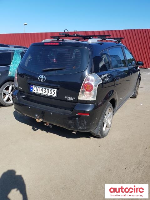 Toyota Verso 2004-2009 (Type II) , Motorkode: 1ZZ-FE, Girkassekode: 5 TRINNS
