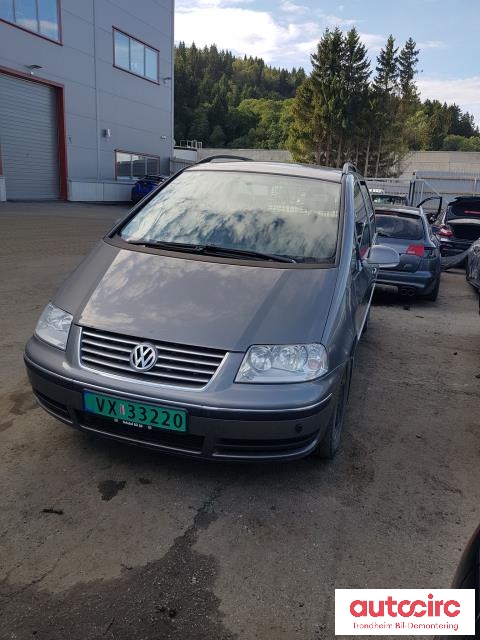 VW Sharan 2000-2010 (Type I, Fase 2) , Motorkode: BVK, Girkassekode: JBP