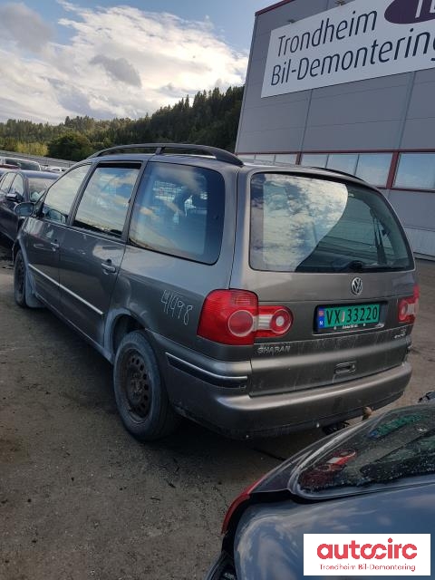 VW Sharan 2000-2010 (Type I, Fase 2) , Motorkode: BVK, Girkassekode: JBP