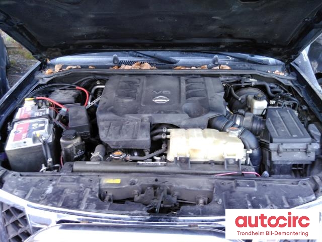 Nissan Navara 2010-2015 (Fase 2) (D40) (D40), Motorkode: V9X, Girkassekode: 