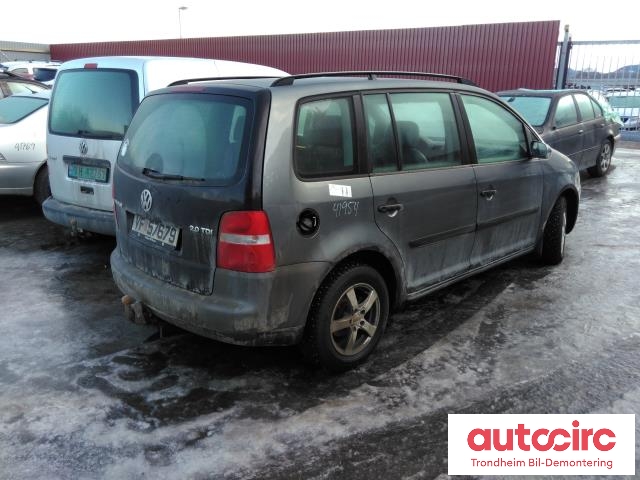 VW Touran 2003-2006 (Type I, Fase 1) , Motorkode: AVQ, Girkassekode: