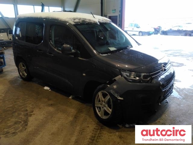 Citroën Berlingo 2019-->> (Type III) , Motorkode: YHY, Girkassekode: 