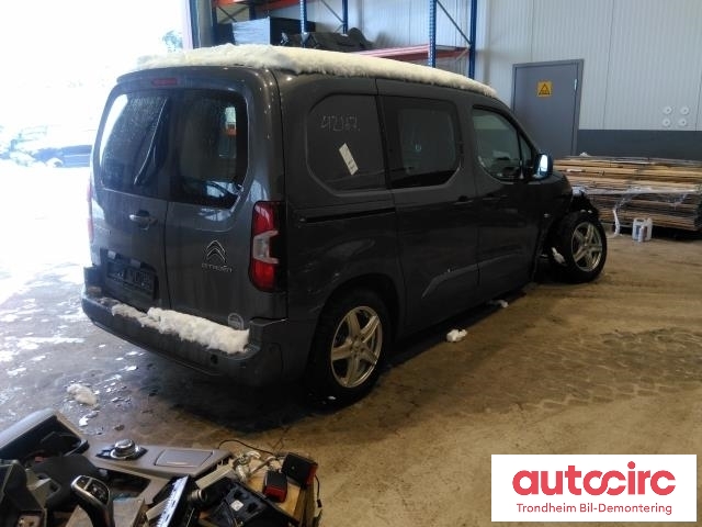 Citroën Berlingo 2019-->> (Type III) , Motorkode: YHY, Girkassekode: 