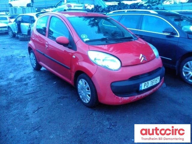 Citroën C1 2006-2014 (Type I) , Motorkode: 1KR-FE, Girkassekode: 