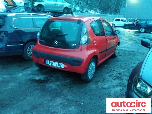 Citroën C1 2006-2014 (Type I) , Motorkode: 1KR-FE, Girkassekode: 