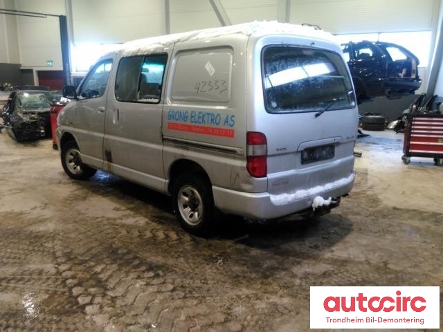 Toyota Hiace 2007-2012 (Fase 3) , Motorkode: 2KD-FTV, Girkassekode: 