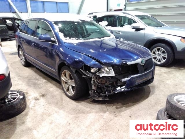 Škoda Superb 2008-2015 (Type II) , Motorkode: CFFB, Girkassekode: MFL