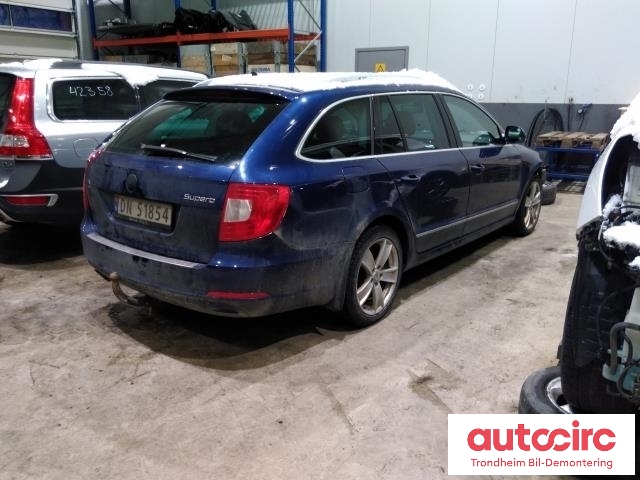 Škoda Superb 2008-2015 (Type II) , Motorkode: CFFB, Girkassekode: MFL