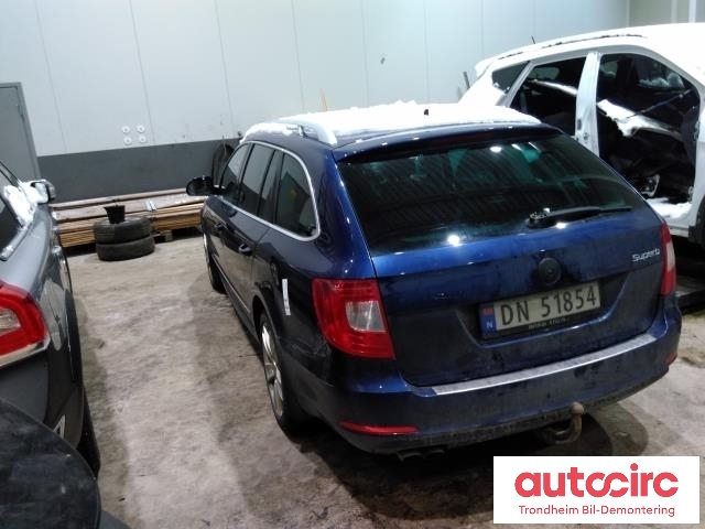 Škoda Superb 2008-2015 (Type II) , Motorkode: CFFB, Girkassekode: MFL