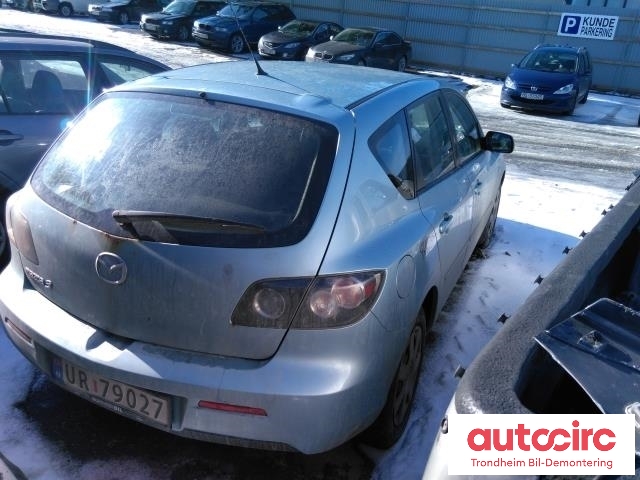 Mazda 3 2006-2009 (Type I, Fase 2) , Motorkode: Y6, Girkassekode: