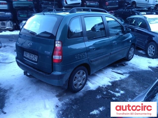 Hyundai Matrix 2001-2010 , Motorkode: D4FA-G, Girkassekode: