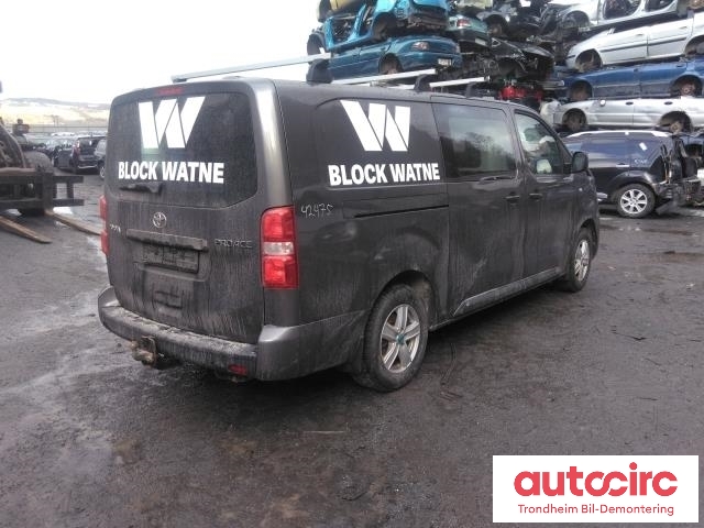 Toyota Proace 2016-->> (Type II) , Motorkode: 4WZ-FTV, Girkassekode: 