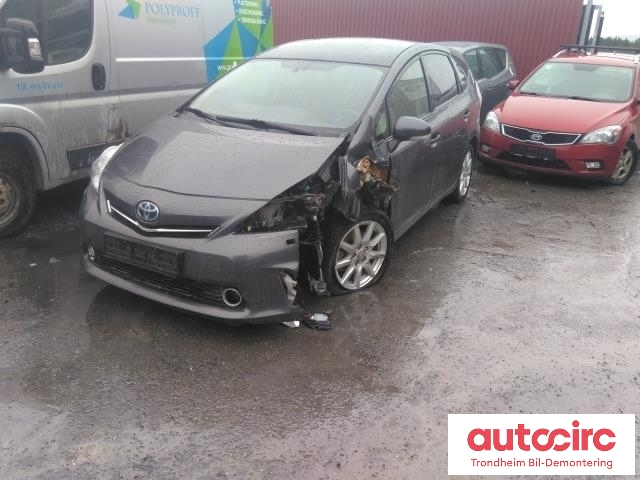 Toyota Prius +7 2012-2020 (Type III) (stasjonsvogn) (stasjonsvogn), Motorkode: 2ZR-FXE, Girkassekode: 