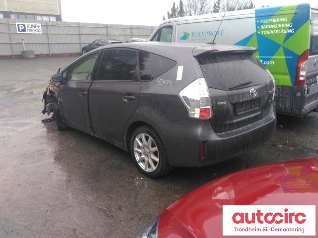 Toyota Prius +7 2012-2020 (Type III) (stasjonsvogn) (stasjonsvogn), Motorkode: 2ZR-FXE, Girkassekode: 