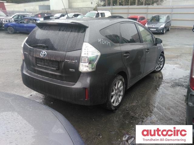 Toyota Prius +7 2012-2020 (Type III) (stasjonsvogn) (stasjonsvogn), Motorkode: 2ZR-FXE, Girkassekode: 