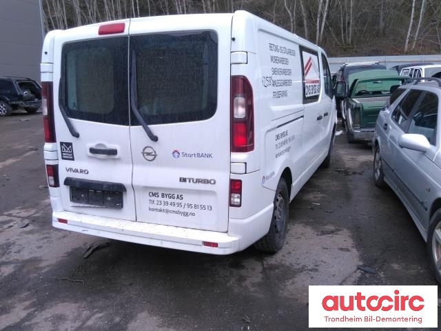 Opel Vivaro B 2014-2019 , Motorkode: R9M-452, Girkassekode: M73