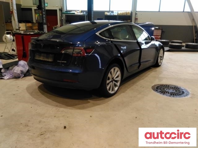 Tesla Model 3 2018-2023 (Fase 1) , Motorkode: 3D3, Girkassekode: 
