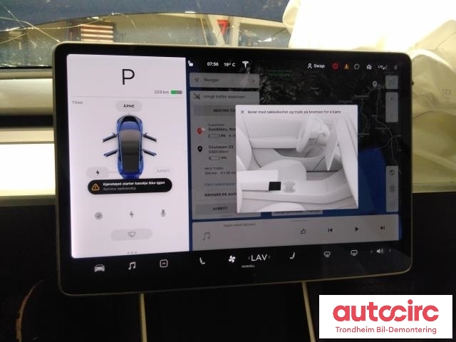 Tesla Model 3 2018-2023 (Fase 1) , Motorkode: 3D3, Girkassekode: 