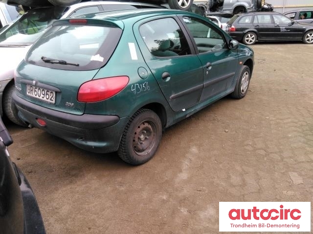 Peugeot 206 1998-2007 , Motorkode: KFX, Girkassekode: 