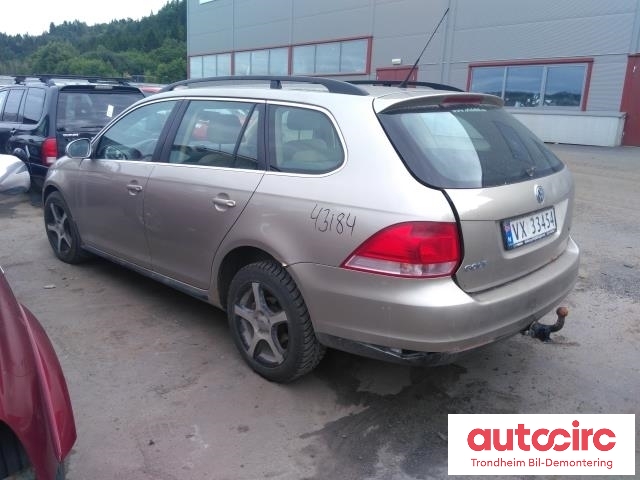 VW Golf V, STV 2007-2010 (JETTA) (JETTA), Motorkode: BLS, Girkassekode: 