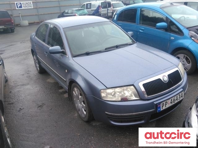 Škoda Superb 2002-2008 (Type I) , Motorkode: AWX, Girkassekode: 