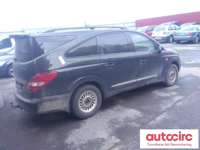 SsangYong Rodius 2005-2013 (Type I) , Motorkode: D27R-056, Girkassekode:
