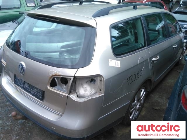 VW Passat 2005-2010 (B6) (B6), Motorkode: BXE, Girkassekode: 
