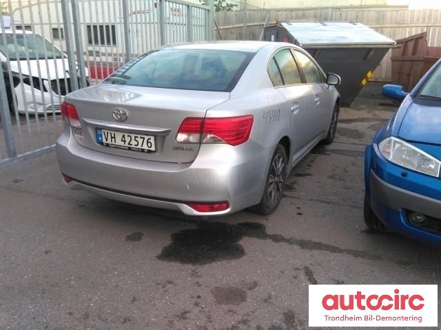 Toyota Avensis 2009-2015 (Type III, Fase 1) , Motorkode: 2ZR-FAE, Girkassekode: 