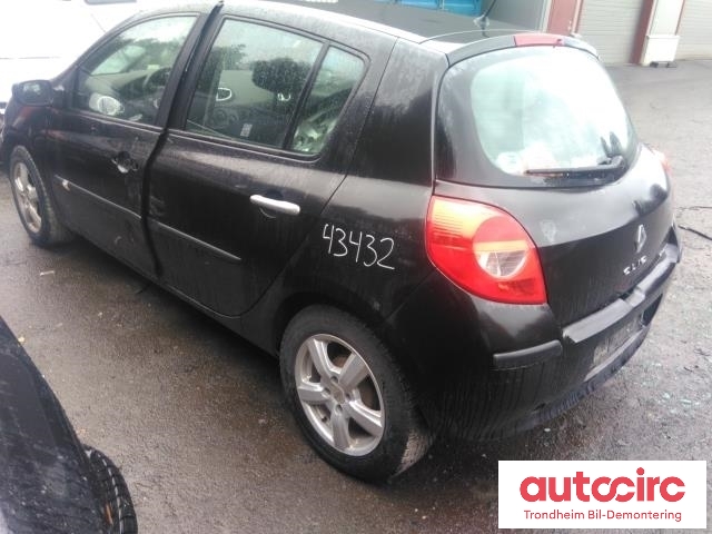 Renault Clio 2006-2009 (Type III, Fase 1) , Motorkode: D4F D7, Girkassekode: 
