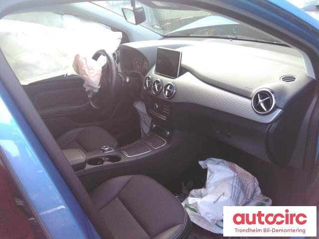 Mercedes B-Klasse, electric drive 2014-2018 (W242) (W242), Motorkode: EM0004, Girkassekode: DRIVEUNIT A242 340 34 01