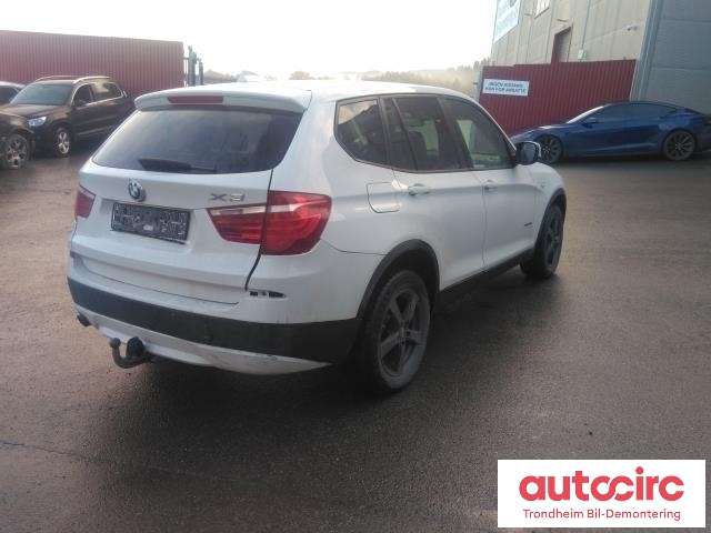 BMW X3 2010-2017 (F25) (F25), Motorkode: N47-D20C, Girkassekode: GA8HP45Z