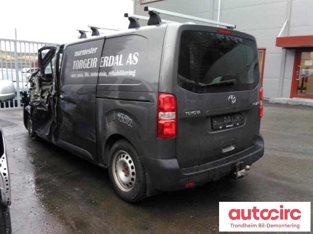 Toyota Proace 2016-->> (Type II) , Motorkode: 3WZ-HV, Girkassekode: ..