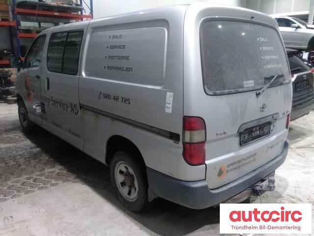 Toyota Hiace 2001-2006 (Fase 2) , Motorkode: 2KD-FTV, Girkassekode: 33030-2F290
