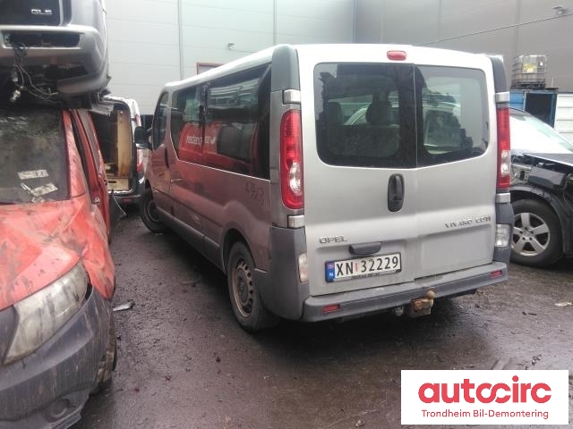 Opel Vivaro A 2006-2014 , Motorkode: M9R E7, Girkassekode: 