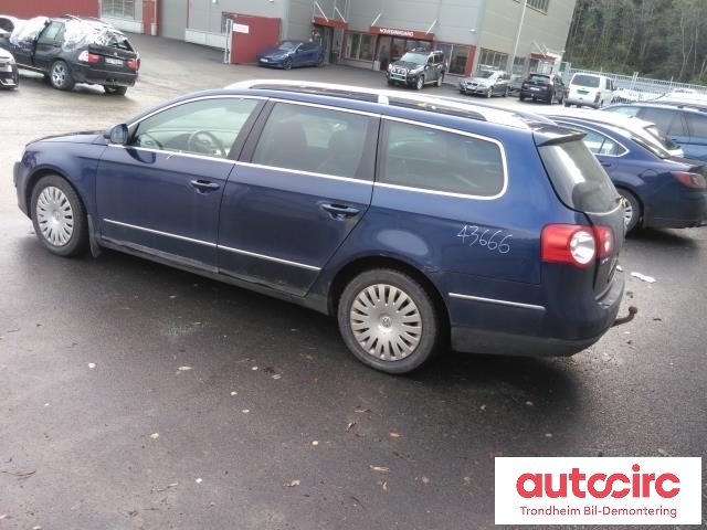 VW Passat 2005-2010 (B6) (B6), Motorkode: BKP, Girkassekode: 
