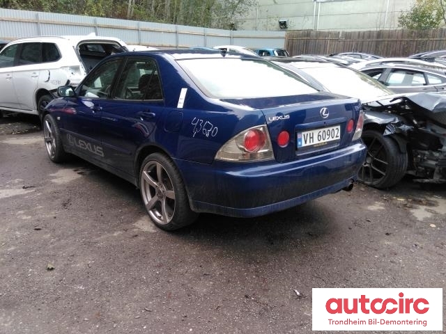 Lexus IS 1999-2005 (Type I) (XE10) (XE10), Motorkode: 1G-FE, Girkassekode: 