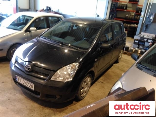 Toyota Verso 2004-2009 (Type II) , Motorkode: 2AD-FTV, Girkassekode: 