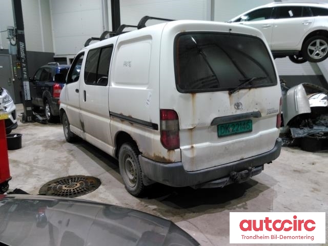 Toyota Hiace 1996-2001 (Fase 1) , Motorkode: 2L-T, Girkassekode: