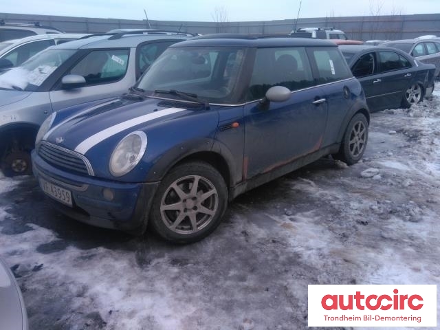 Mini One/Cooper 2001-2007 (R50-53) (R50-53), Motorkode: W10B16A, Girkassekode: GS5-65BH