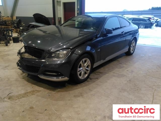 Mercedes C-Klasse, Coupe/Cab 2011-2015 (C204) (C204), Motorkode: OM651911, Girkassekode: 722908